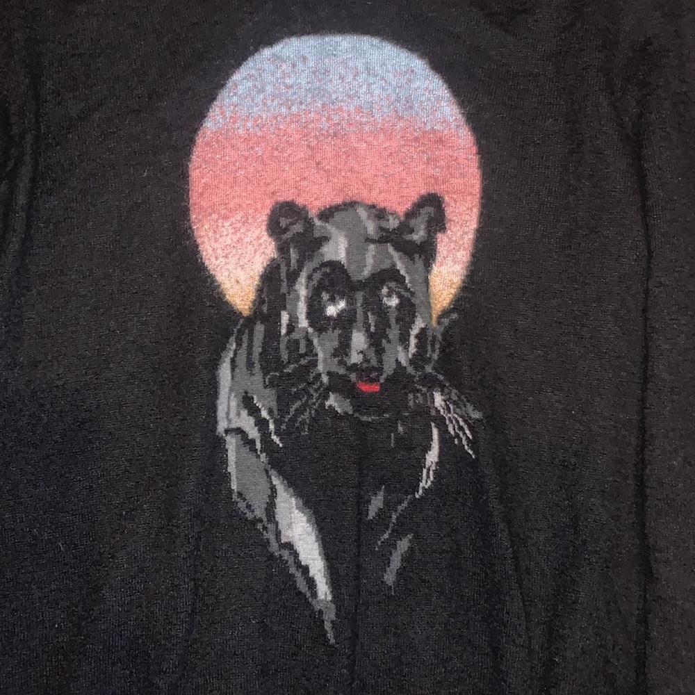 Saint Laurent Black Panther Sweater - Picture 2 of 3